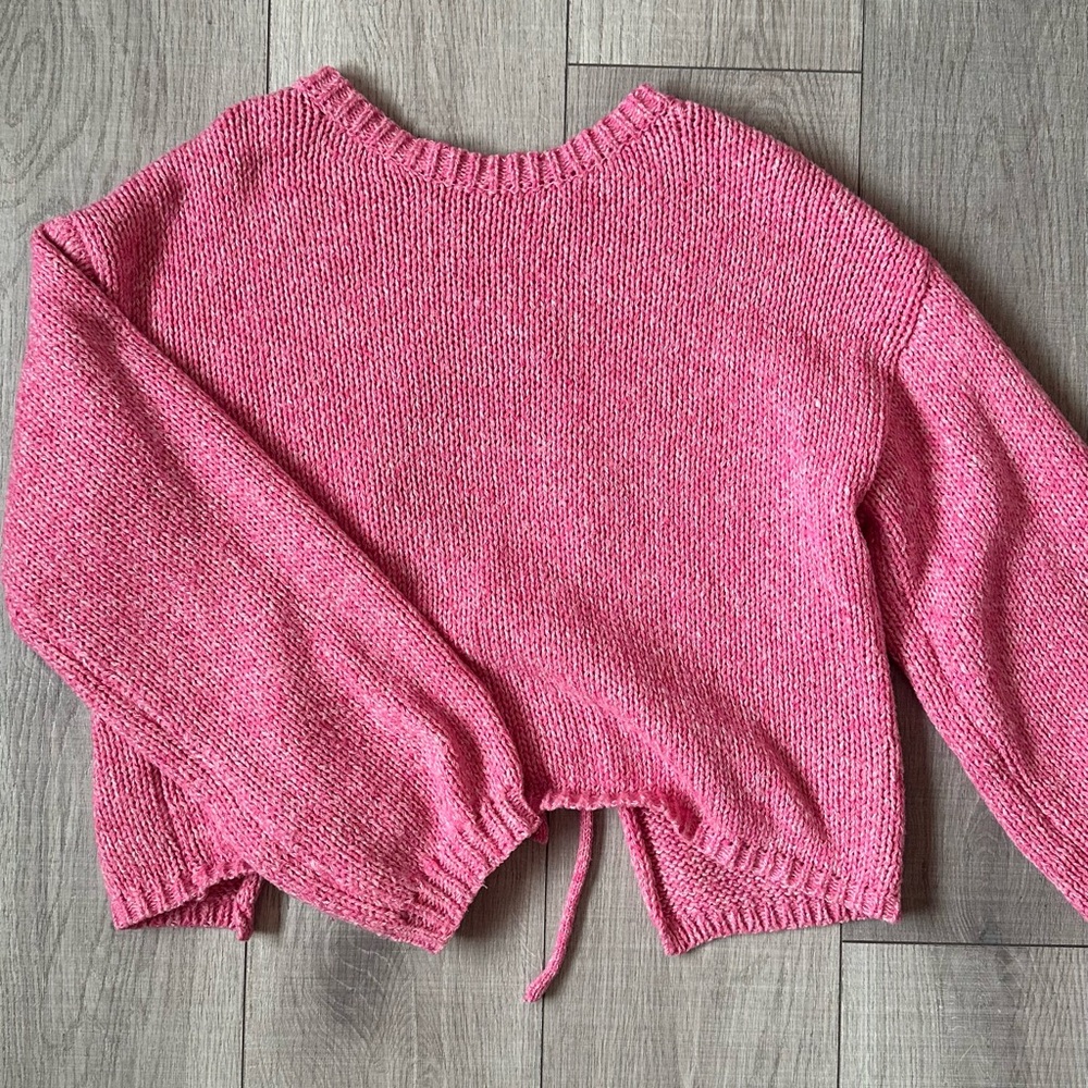 Pink sweater
